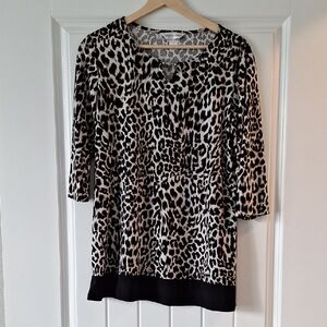 Leopard Print Women's Top